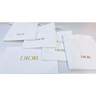 クリスチャンディオール(Christian Dior)のDior ディオール　巾着　4枚セット　新品未使用(メイクボックス)