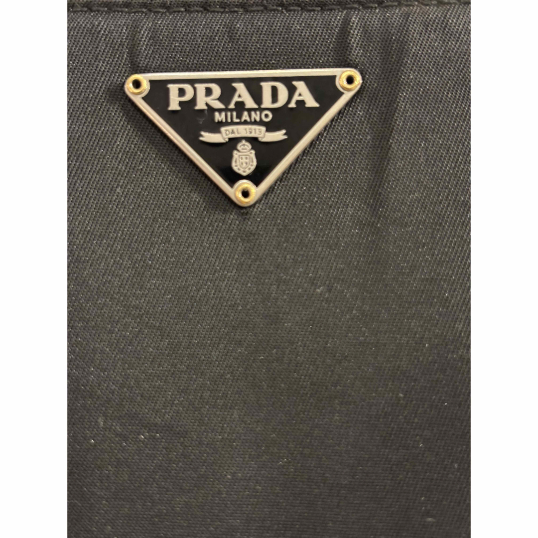 PRADA(プラダ)の#プラダ#二つ折#財布#三角プレート#ナイロン#サフィアーノレザー#ユニセックス メンズのファッション小物(折り財布)の商品写真