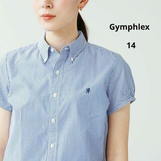 【人気商品】ジムフレックス Gymphlex 半袖シャツ ストライプ 14