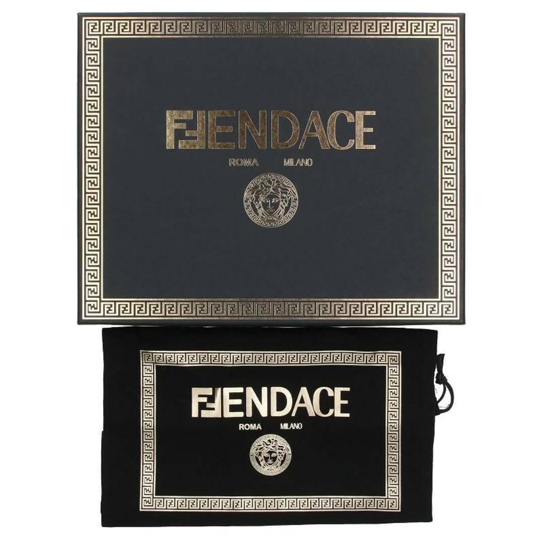 FENDI(フェンディ)のフェンディ ×ヴェルサーチェ Versace  22SS ズッカ柄アンクルストラップパンプス レディース 37 レディースの靴/シューズ(ハイヒール/パンプス)の商品写真