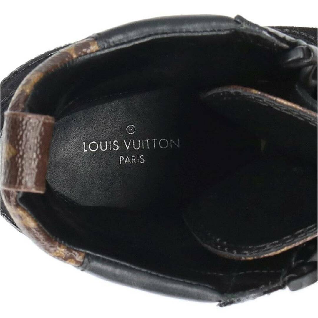 LOUIS VUITTON(ルイヴィトン)のルイヴィトン  ローリエート・ライン モノグラムレースアップブーツ レディース 37.5 レディースの靴/シューズ(ブーツ)の商品写真