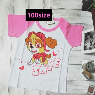 パウパトロール 半袖 Tシャツ 100 スカイbig(Tシャツ/カットソー)