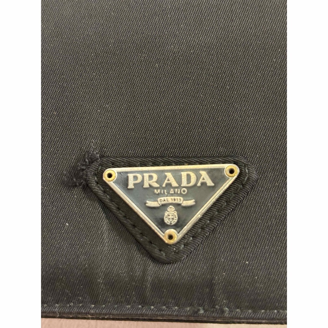 PRADA(プラダ)の#プラダ#二つ折#財布#三角プレート#ナイロン#サフィアーノレザー#ユニセックス メンズのファッション小物(折り財布)の商品写真