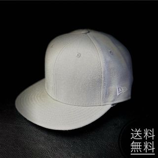 ニューエラー(NEW ERA)の【送料無料❗️レア無地珍カラー❗️】ニューエラ キャップ グレー 60.6cm(キャップ)