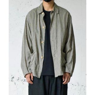 COMOLI - ●美品【comoli】22ss ストライプワークジャケット サイズ3