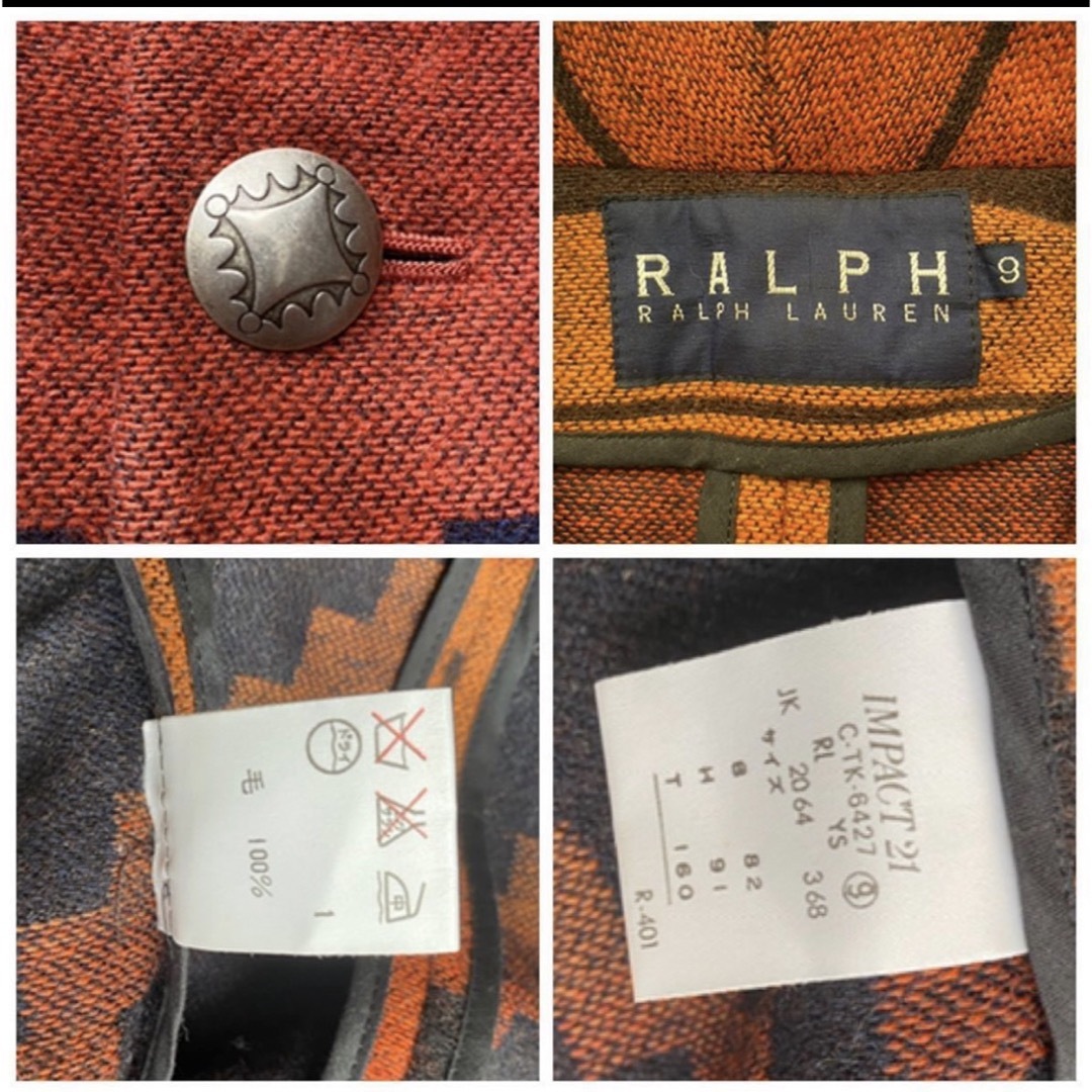 POLO RALPH LAUREN(ポロラルフローレン)のralph lauren ラルフローレン ネイティブ ラグ ジャケット コート レディースのジャケット/アウター(その他)の商品写真