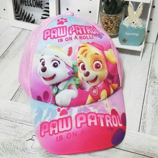 パウパトロール キャップ 帽子 メッシュ ピンク スカイ エベレスト(帽子)