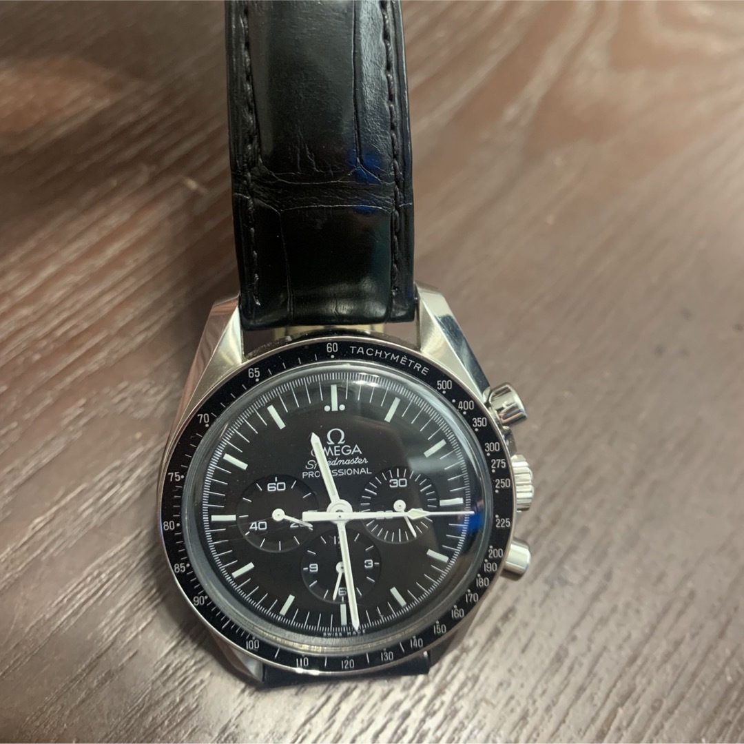 OMEGA(オメガ)のOMEGA スピードマスター　純正　レザーベルト　20㎜ メンズの時計(レザーベルト)の商品写真