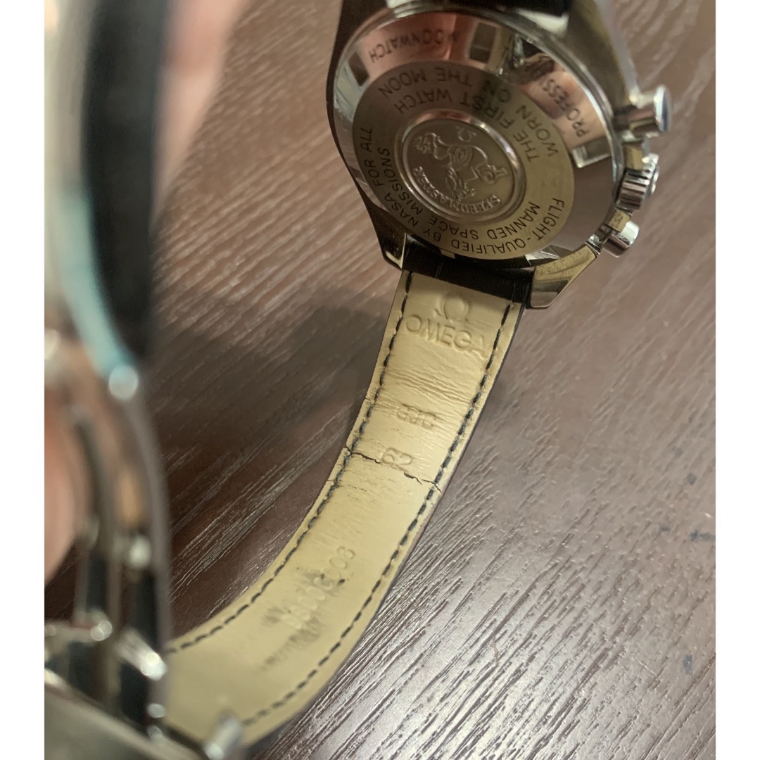 OMEGA(オメガ)のOMEGA スピードマスター　純正　レザーベルト　20㎜ メンズの時計(レザーベルト)の商品写真