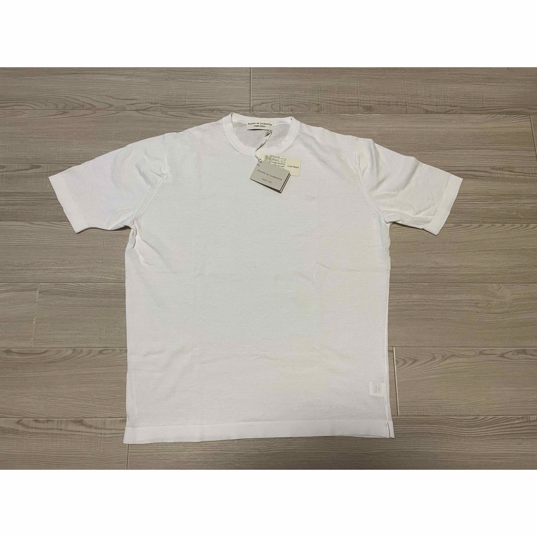 Cruciani(クルチアーニ)のFILIPPO DE LAURENTIIS  ニットT 52 メンズのトップス(Tシャツ/カットソー(半袖/袖なし))の商品写真