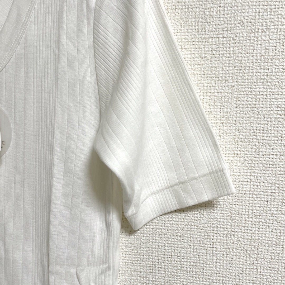 【NORITAKe Aga+】半袖カットソー　白　9号★未着用 レディースのトップス(Tシャツ(半袖/袖なし))の商品写真