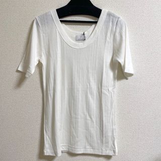 【NORITAKe Aga+】半袖カットソー　白　9号★未着用(Tシャツ(半袖/袖なし))