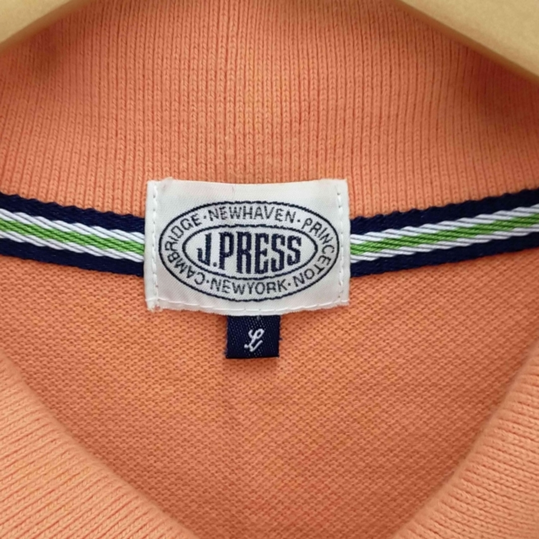 J.PRESS(ジェイプレス)のJPRESS(ジェイプレス) フロントロゴパッチポロシャツ メンズ トップス メンズのトップス(ポロシャツ)の商品写真