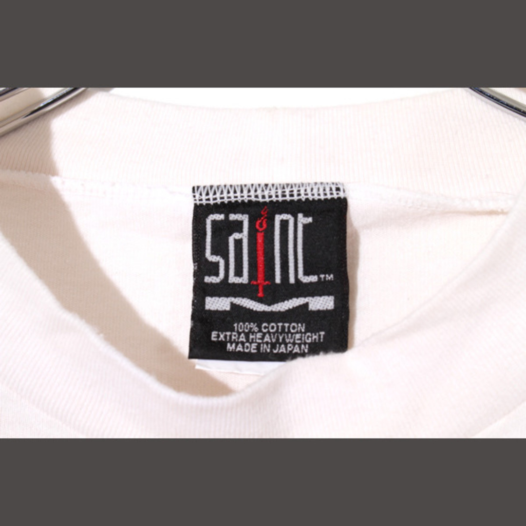 other(アザー)の22SS セントマイケル SIZE:OS LS TEE MOTO WHITE メンズのトップス(Tシャツ/カットソー(七分/長袖))の商品写真