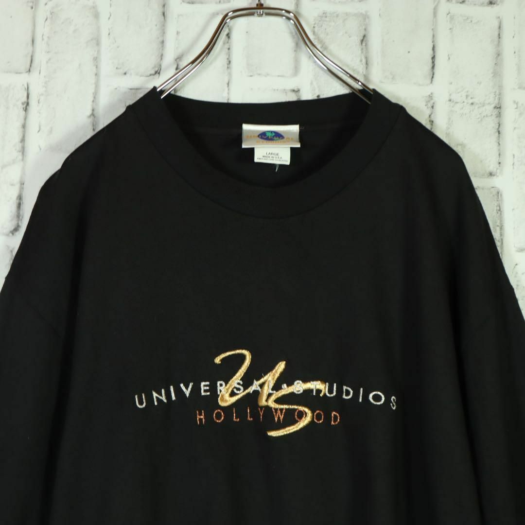 USJ(ユニバーサルスタジオジャパン)の【レトロ古着◎超希少】USA製 90s アメリカ限定 ユニバーサルスタジオ L メンズのトップス(Tシャツ/カットソー(半袖/袖なし))の商品写真