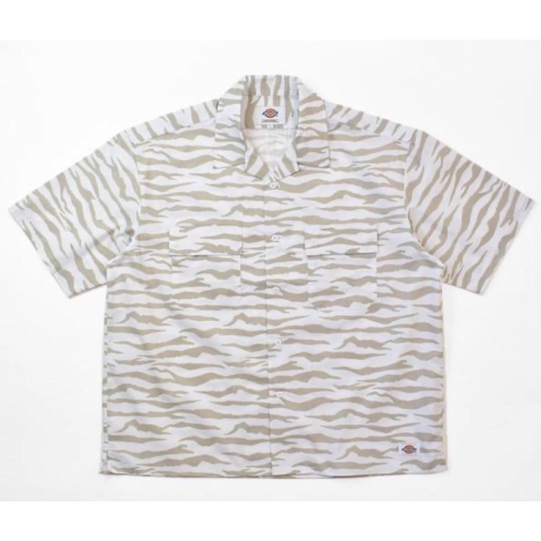 新品 上下セット L ディッキーズ ワークシャツ ショートパンツ  半袖 メンズのトップス(Tシャツ/カットソー(半袖/袖なし))の商品写真