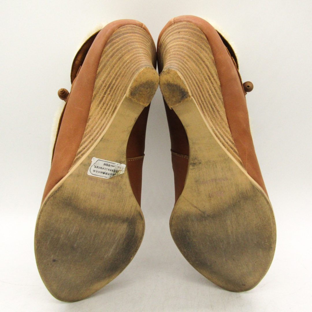 卑弥呼 ショートブーツ ブーティ ウエッジソール ブランド シューズ 靴 レディース 26サイズ ブラウン HIMIKO レディースの靴/シューズ(ブーツ)の商品写真