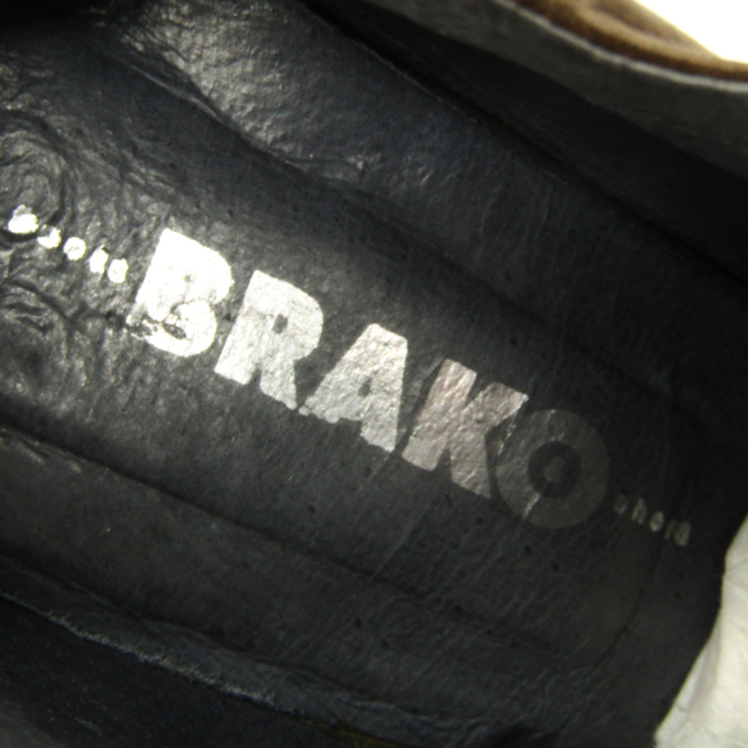 ブラコ パンプス ラウンドトゥ チャンキーヒール ブランド シューズ 靴 レディース 38サイズ ブラウン BRAKO レディースの靴/シューズ(ハイヒール/パンプス)の商品写真