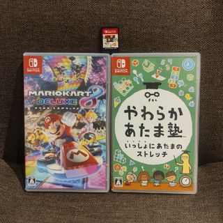 ニンテンドースイッチ(Nintendo Switch)のマリオカート8 デラックス、やわらかあたま塾(家庭用ゲームソフト)