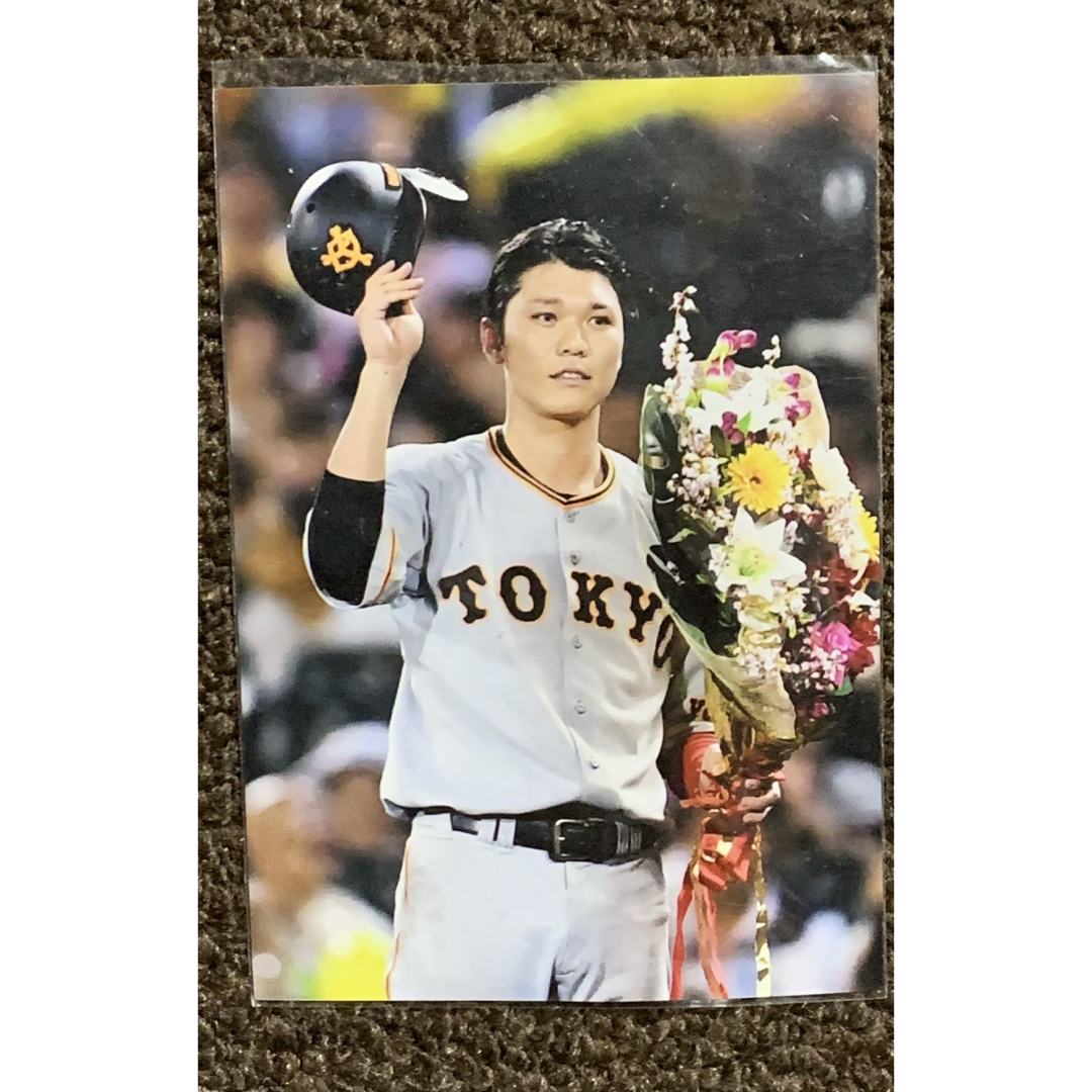 読売巨人軍　ジャイアンツ　坂本勇人　タオル　写真　応援グッズ　野球　プロ野球 スポーツ/アウトドアの野球(応援グッズ)の商品写真