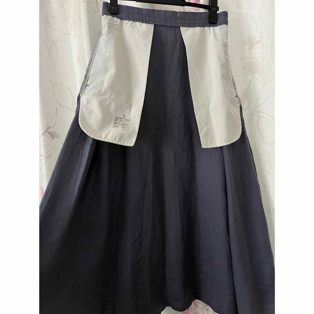 MUJI (無印良品)(ムジルシリョウヒン)のヘンプフレアスカートM 無印良品 レディースのスカート(ロングスカート)の商品写真