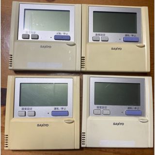 サンヨー(SANYO)のSANYO　サンヨー　RCS-SH80EQ 業務　エアコン　リモコン　4個セット(エアコン)