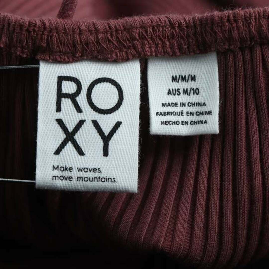 Roxy(ロキシー)のロキシー サロペット オーバーオール リブニット ストレッチ レディース Mサイズ ブラウン ROXY レディースのパンツ(サロペット/オーバーオール)の商品写真