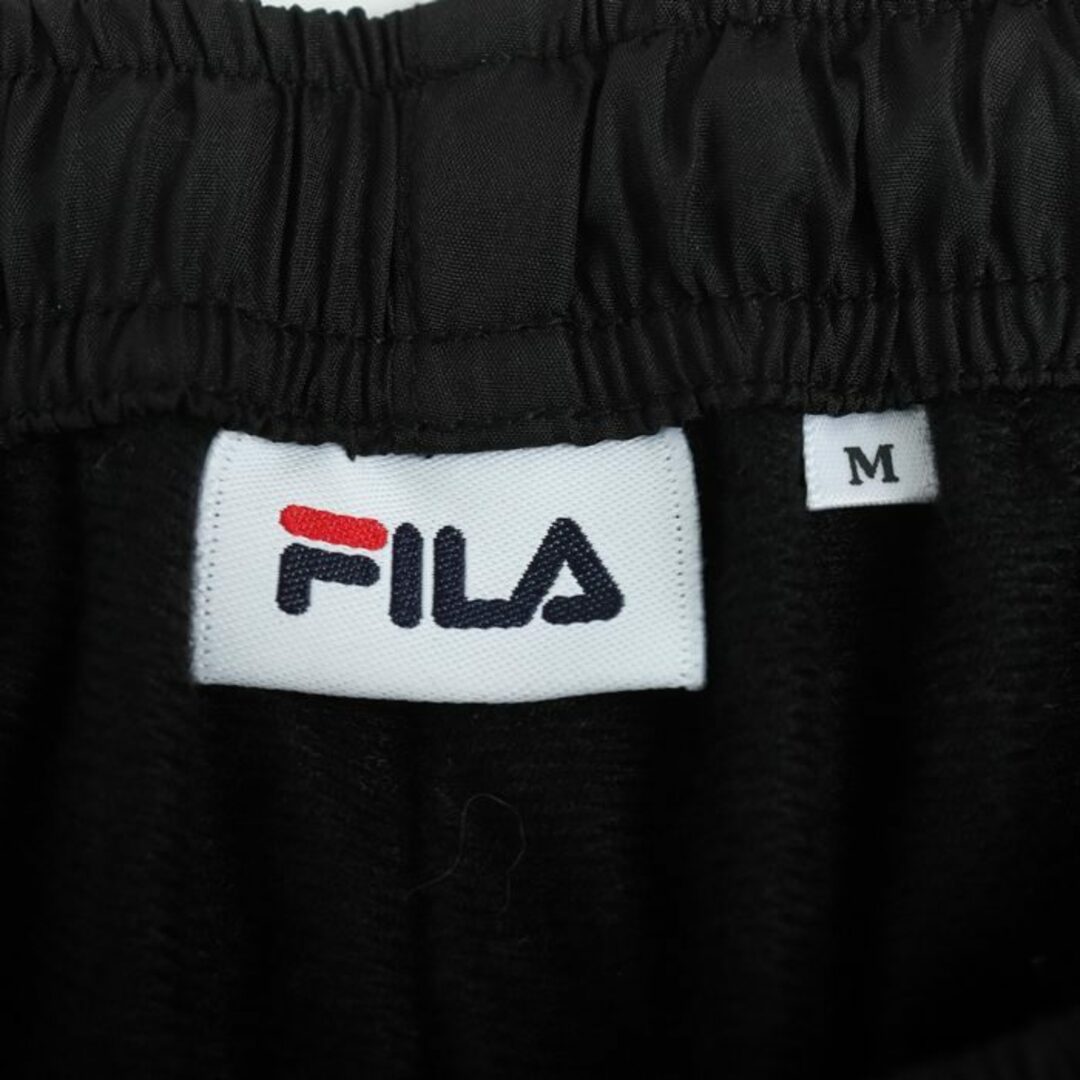 FILA(フィラ)のフィラ パンツ ボトムス サイドライン スポーツウエア レディース Mサイズ ブラック FILA レディースのパンツ(その他)の商品写真