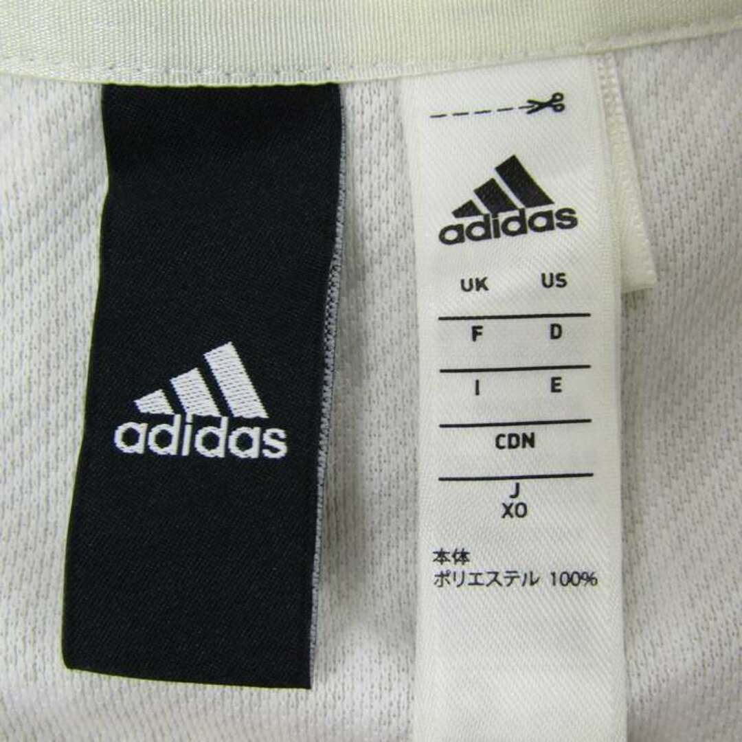 adidas(アディダス)のアディダス 半袖Ｔシャツ トップス 総柄 スポーツウエア 大きいサイズ メンズ XOサイズ グレー×白 adidas メンズのトップス(Tシャツ/カットソー(半袖/袖なし))の商品写真