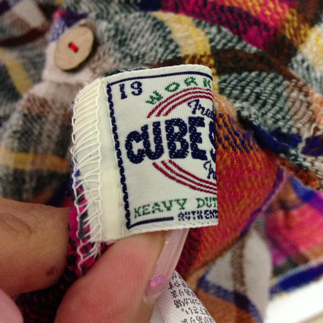 CUBE SUGAR(キューブシュガー)のチェック柄ロングスカート レディースのスカート(ロングスカート)の商品写真