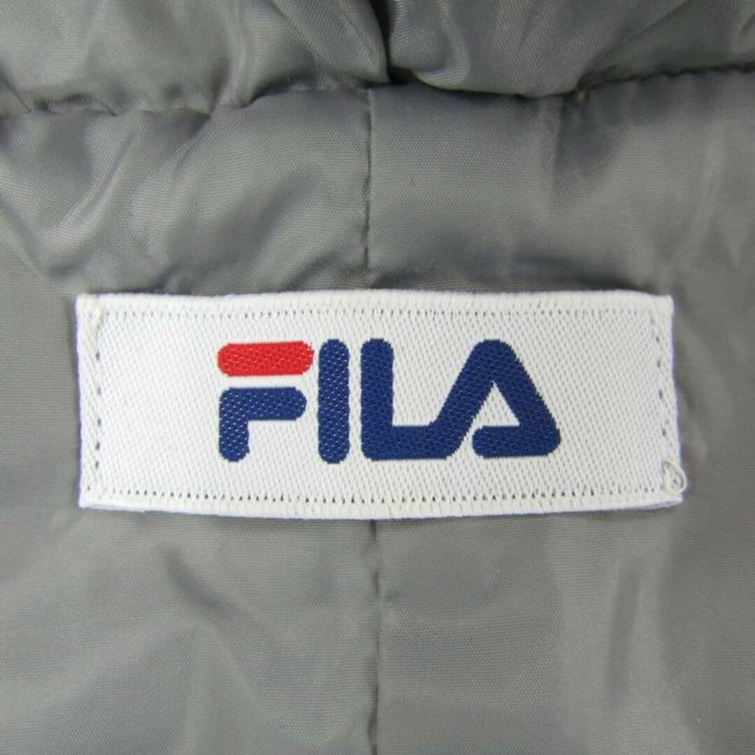 FILA(フィラ)のフィラ ダウンジャケット ジャンパー アウター 中綿入り 大きいサイズ メンズ LLサイズ グレー FILA メンズのジャケット/アウター(ダウンジャケット)の商品写真