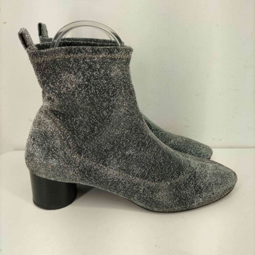 ZARA(ザラ)のZARA(ザラ) Glitter Boots ヒールブーツ レディース シューズ レディースの靴/シューズ(ブーツ)の商品写真