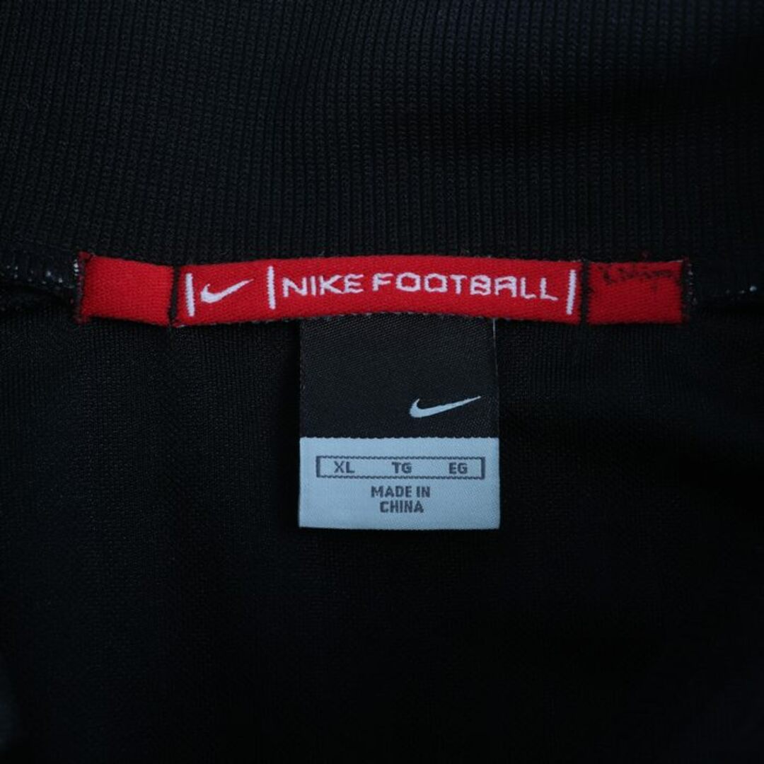 NIKE(ナイキ)のナイキ ジャージ ジャケット アウター サッカー フットサル スポーツウエア 大きいサイズ メンズ XLサイズ 黒×白 NIKE メンズのトップス(ジャージ)の商品写真