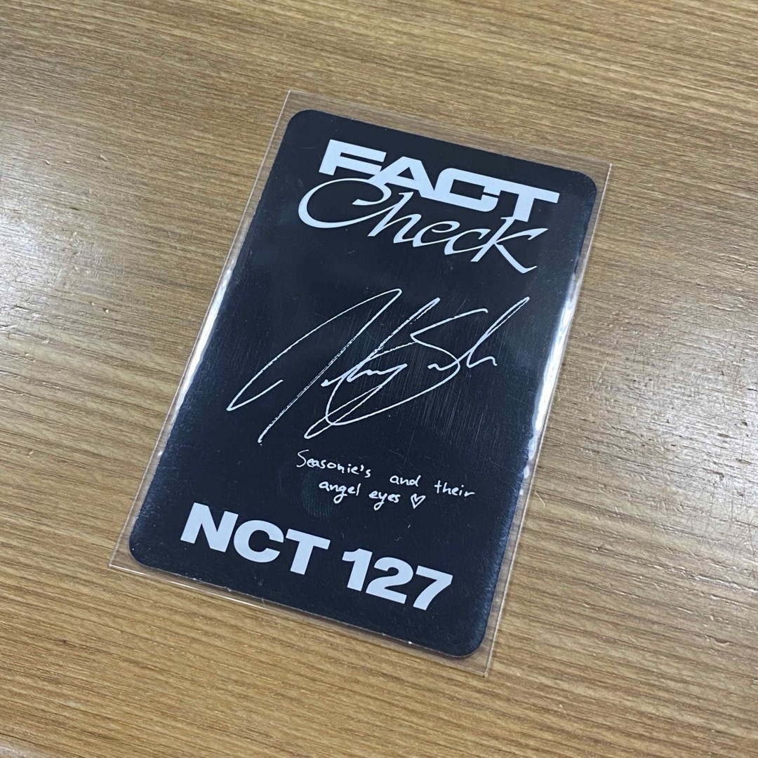 NCT127 fact check target ジャニ トレカ NCT127 fact check target ジャニ トレカ