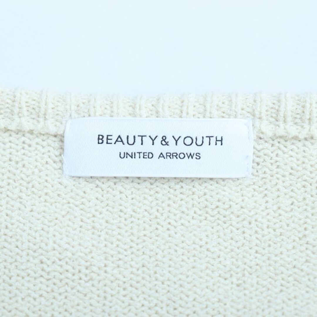 BEAUTY&YOUTH UNITED ARROWS(ビューティアンドユースユナイテッドアローズ)のビューティアンドユースユナイテッドアローズ ニット トップス 長袖 レディース ﾌﾘｰサイズ ベージュ BEAUTY&YOUTH UNITED ARROWS レディースのトップス(ニット/セーター)の商品写真