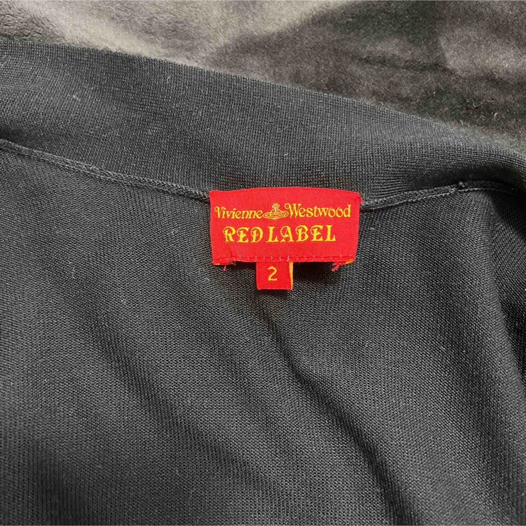 Vivienne Westwood(ヴィヴィアンウエストウッド)の美品 Vivienne Westwood RED LABEL カーディガン 黒  レディースのトップス(カーディガン)の商品写真