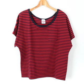 エックスガール 半袖Ｔシャツ トップス カットソー レディース 1サイズ レッド ネイビー X-girl