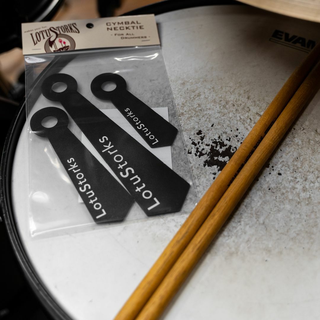 ドラムシンバルミュート/CYMBAL NECKTIE/Lotustorks 楽器のドラム(シンバル)の商品写真