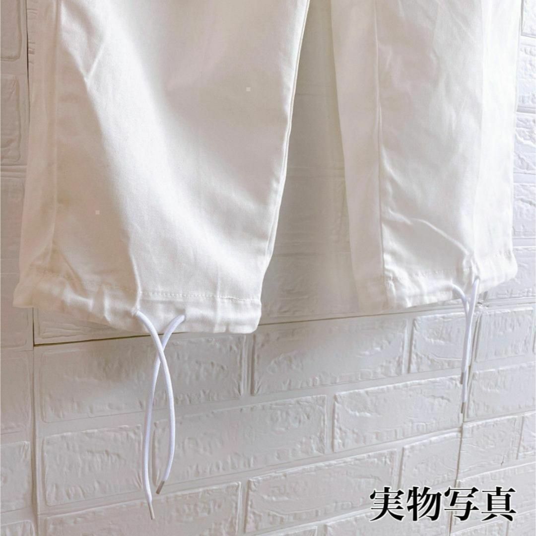 XL スノーカモパンツ ワイドパンツ ユニセックス スノーパンツ 韓国 軍物 白 レディースのパンツ(その他)の商品写真