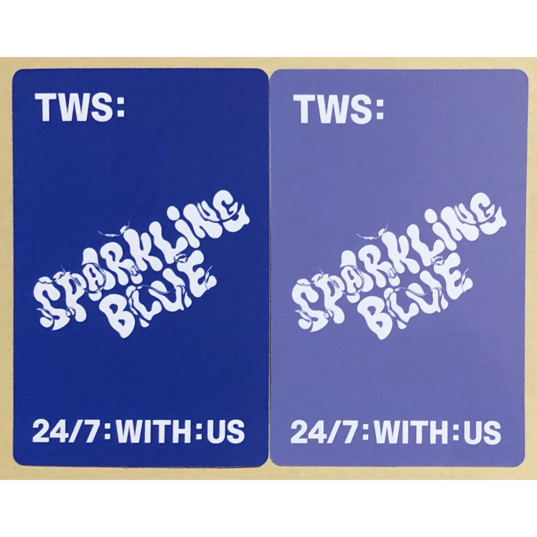 TWS Sparkling Blue ジフン JIHOON トレカ 2枚セットの通販 by TWS Sparkling Blue ジフン JIHOON トレカ 2枚セットの通販 by