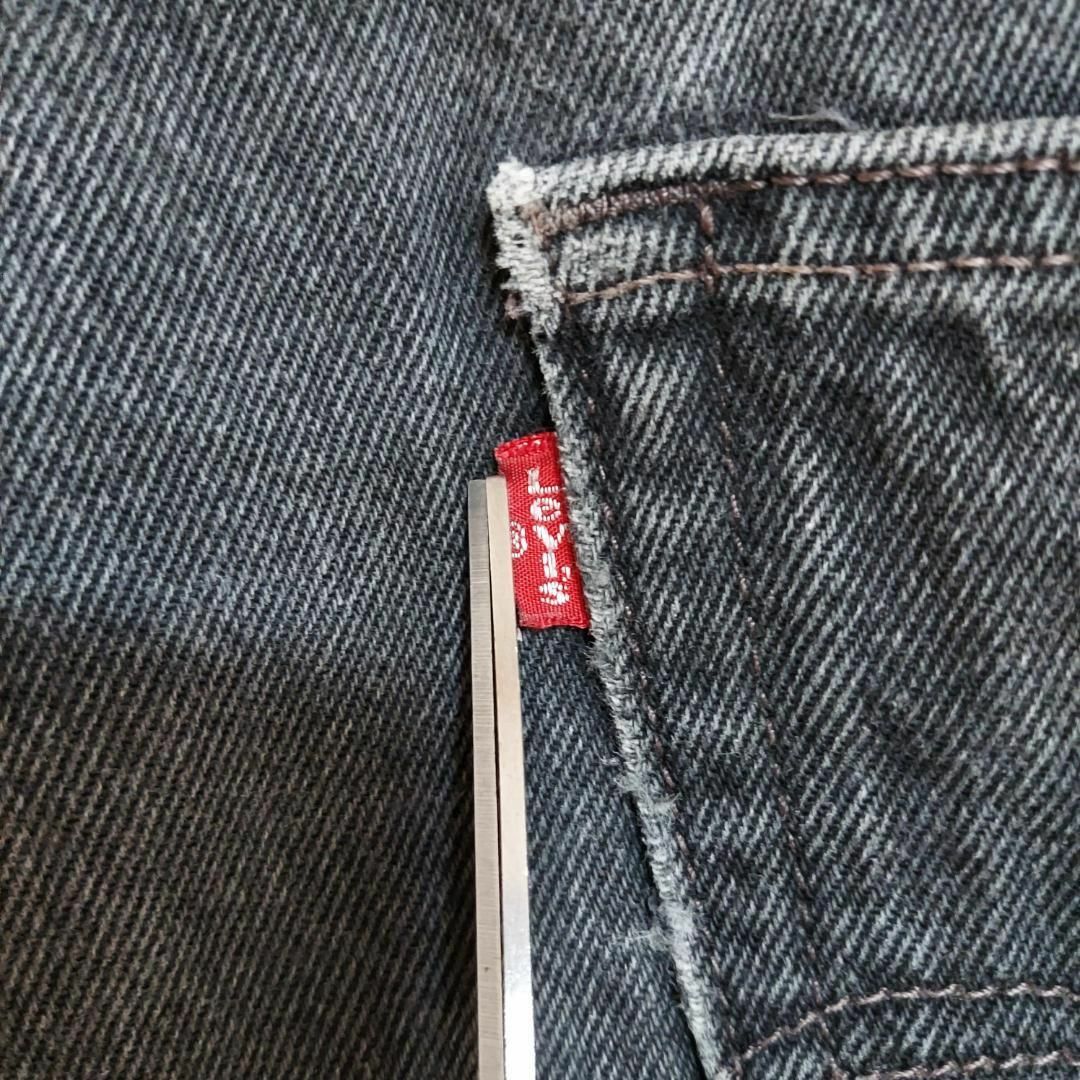 Levi's(リーバイス)のリーバイス550 Levis W34 ブラックデニムパンツ 黒 00s 9058 メンズのパンツ(デニム/ジーンズ)の商品写真