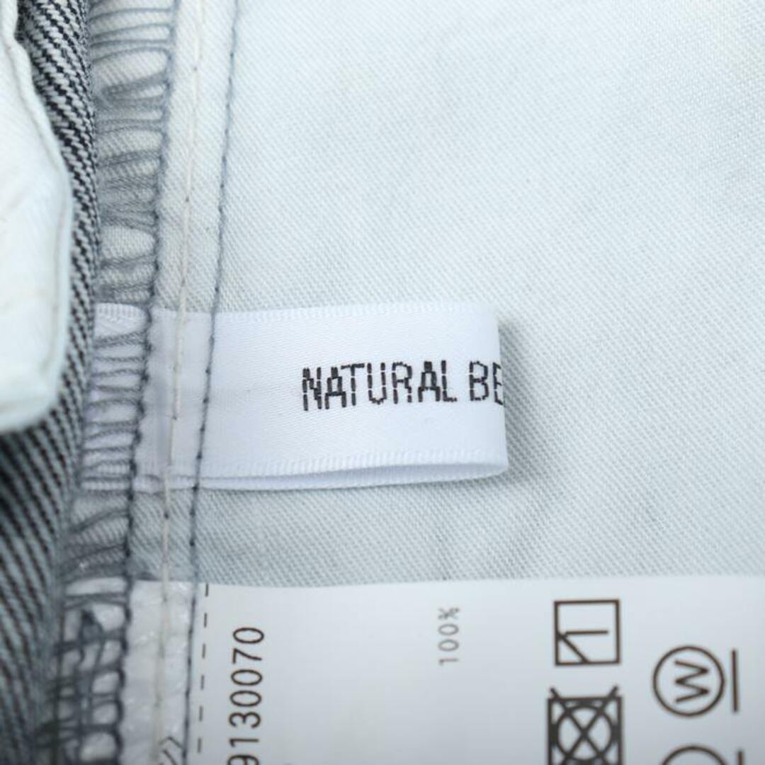 NATURAL BEAUTY BASIC(ナチュラルビューティーベーシック)のナチュラルビューティーベーシック デニムパンツ ボトムス 付属品ベルト有 レディース Sサイズ グレー NATURAL BEAUTY BASIC レディースのパンツ(デニム/ジーンズ)の商品写真