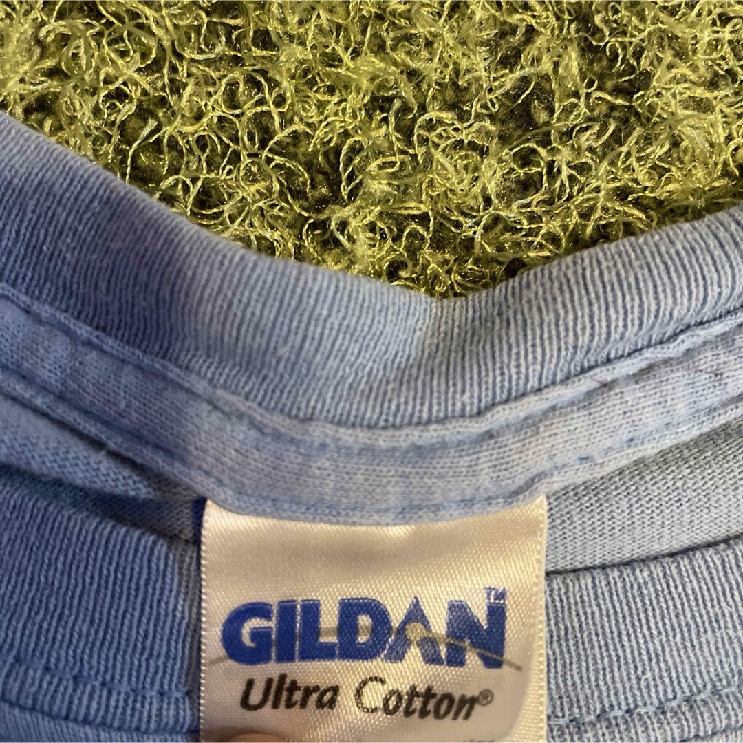 ギルダン　GILDANグレーTシャツ　ブルーTシャツ メンズのトップス(Tシャツ/カットソー(半袖/袖なし))の商品写真