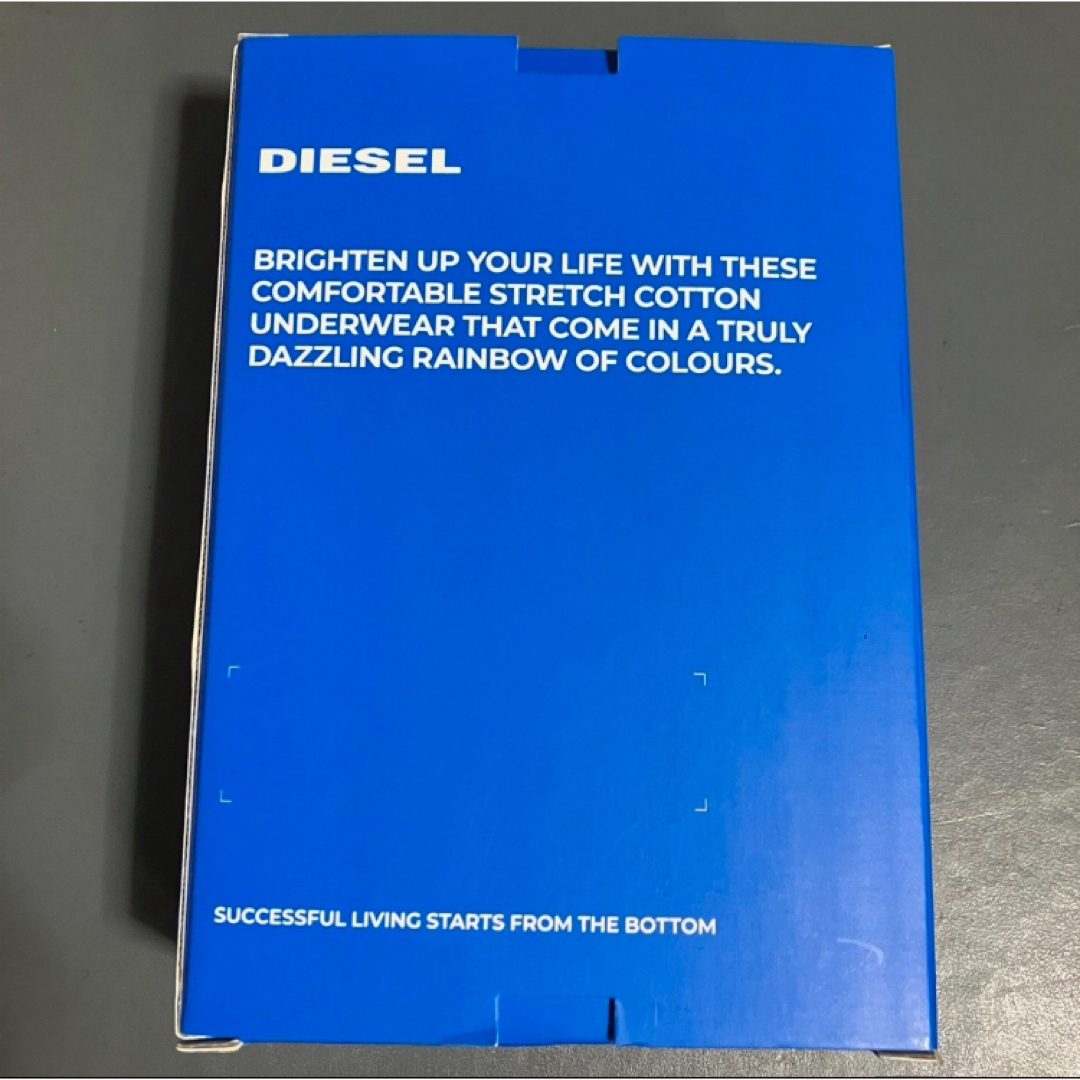 DIESEL(ディーゼル)の新品　DIESEL (ディーゼル) メンズ 無地ボクサーパンツ XL 3枚組 メンズのアンダーウェア(ボクサーパンツ)の商品写真