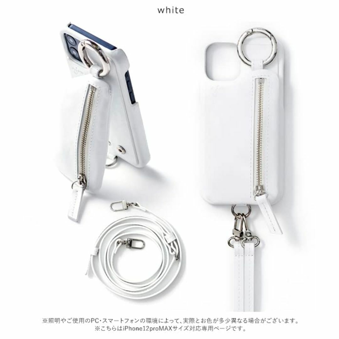 【色: ホワイト】ajew(エジュー) スマホケース iPhone11Pro i スマホ/家電/カメラのスマホアクセサリー(その他)の商品写真
