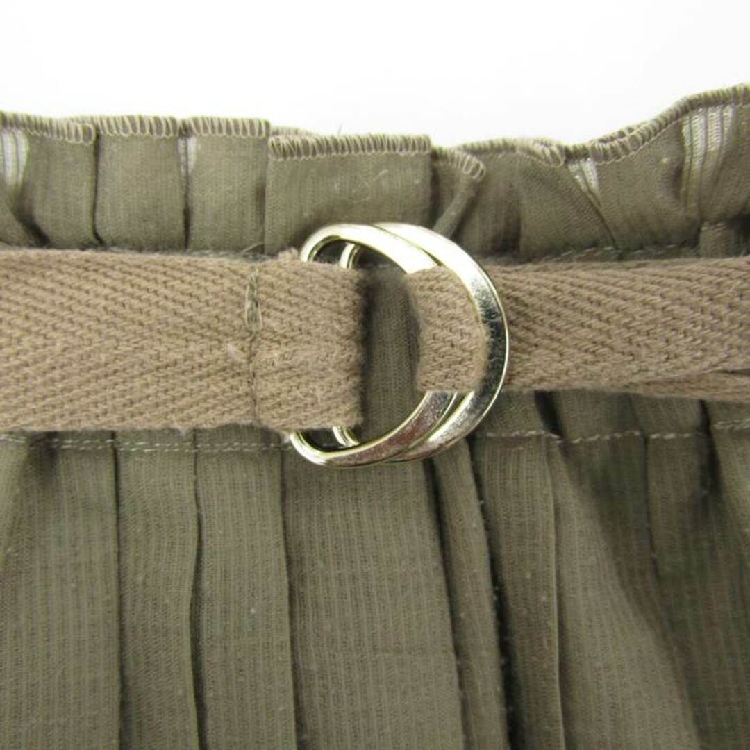 INED(イネド)のイネド ロングスカート ボトムス レディース 9サイズ カーキ INED レディースのスカート(ロングスカート)の商品写真