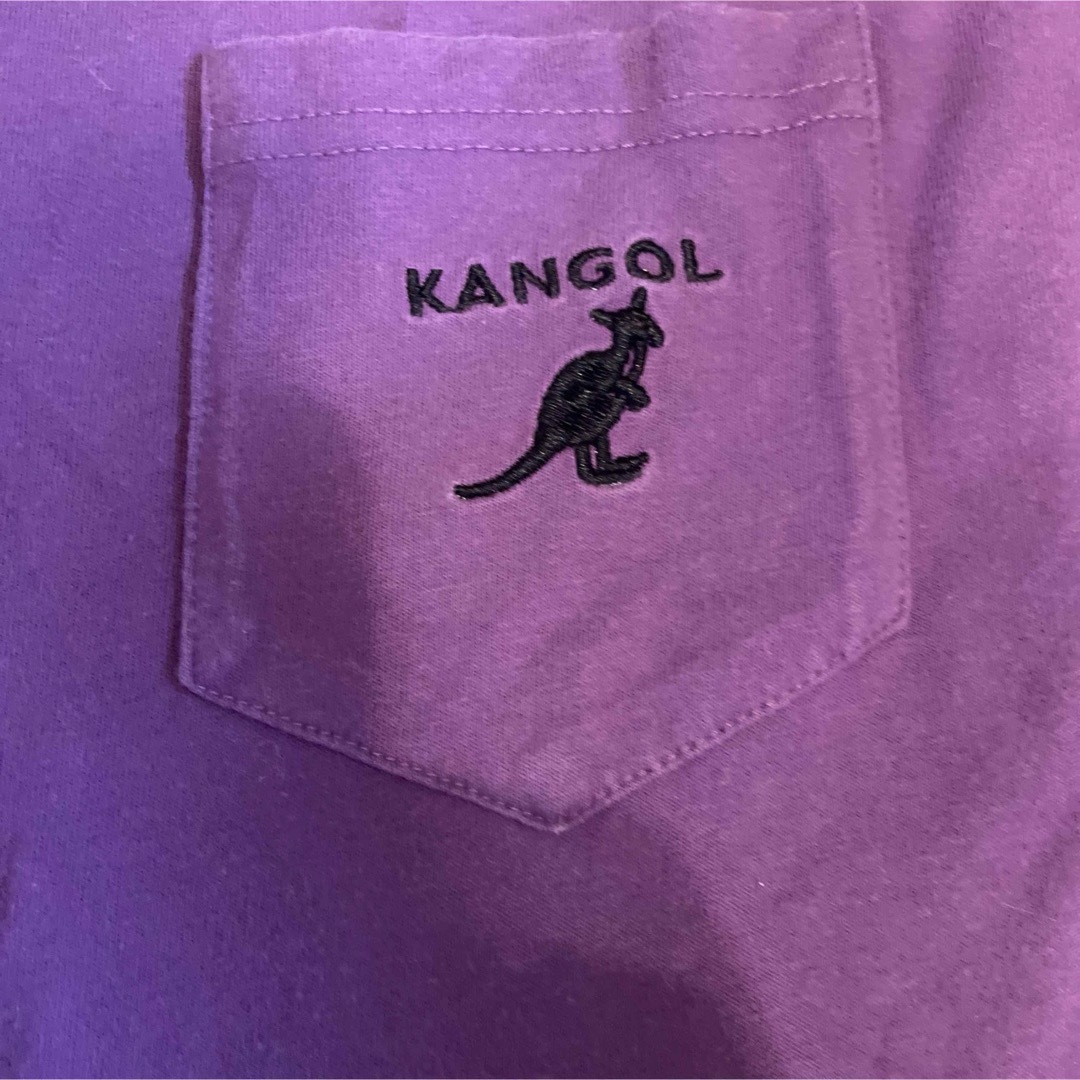 KANGOL(カンゴール)のカンゴール　ロンT 紫パープル　ワンポイント メンズのトップス(シャツ)の商品写真