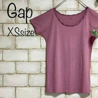 ギャップ(GAP)の◆Gap◆飾りネック半袖Tシャツ トップス カットソー　MD-252(Tシャツ(半袖/袖なし))