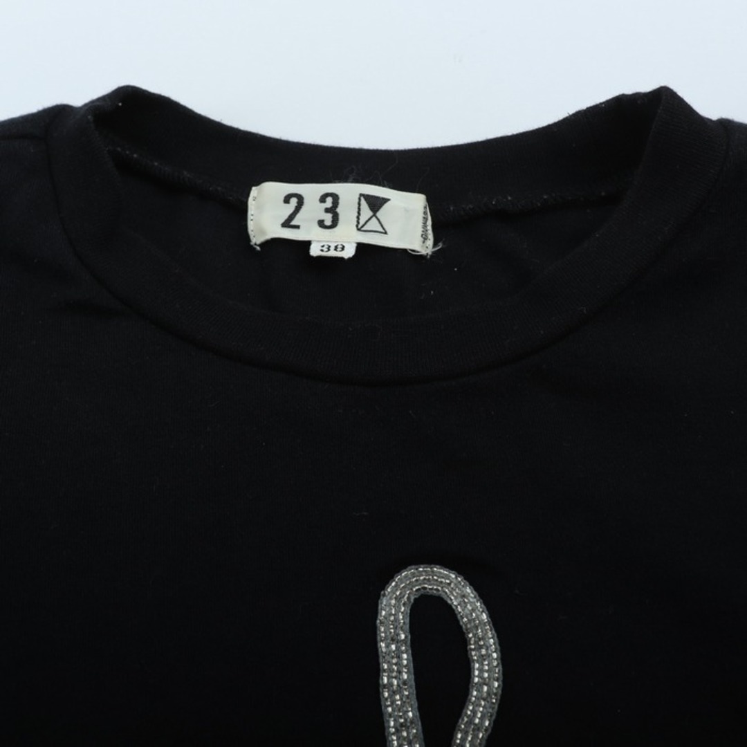 ニジュウサンクデュクス 長袖Ｔシャツ トップス カットソー レディース 38サイズ ブラウン 23区 DEUX レディースのトップス(Tシャツ(長袖/七分))の商品写真
