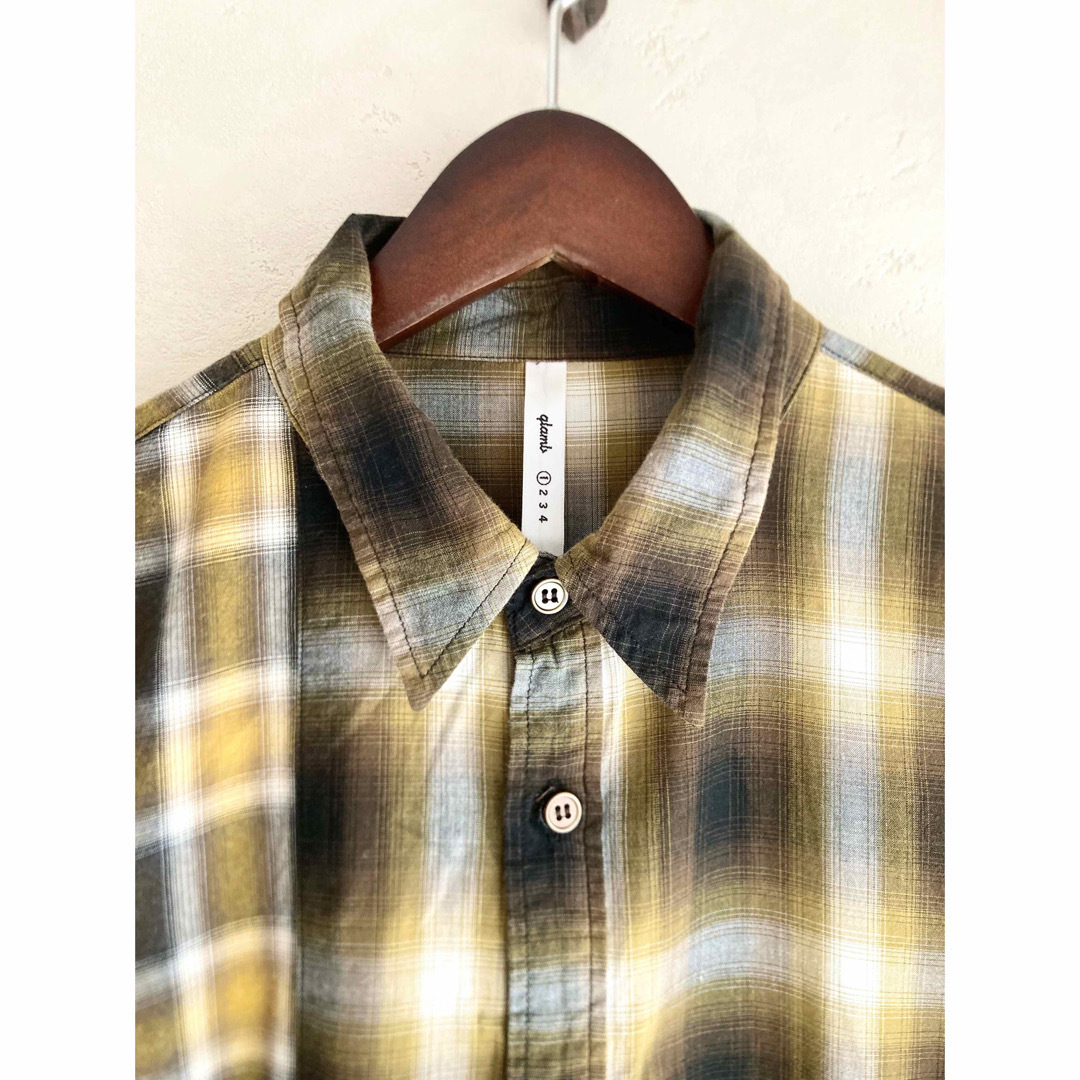 glamb(グラム)のglamb hipo check shirt チェック柄切り替えシャツ メンズのトップス(シャツ)の商品写真